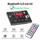 Плата декодера Mp3, 5-12 В, Bluetooth 5,0, с микрофоном, FM-радио, беспроводной аудиоприемник, поддержка TF-карты3,5 мм AUXUSB