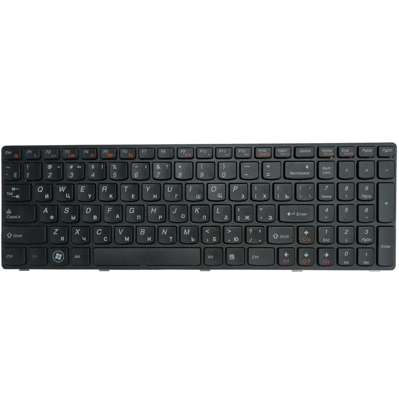 Клавиатура для ноутбука Lenovo G560 G565 G560A G565A G560E G560L русская/английская раскладка |