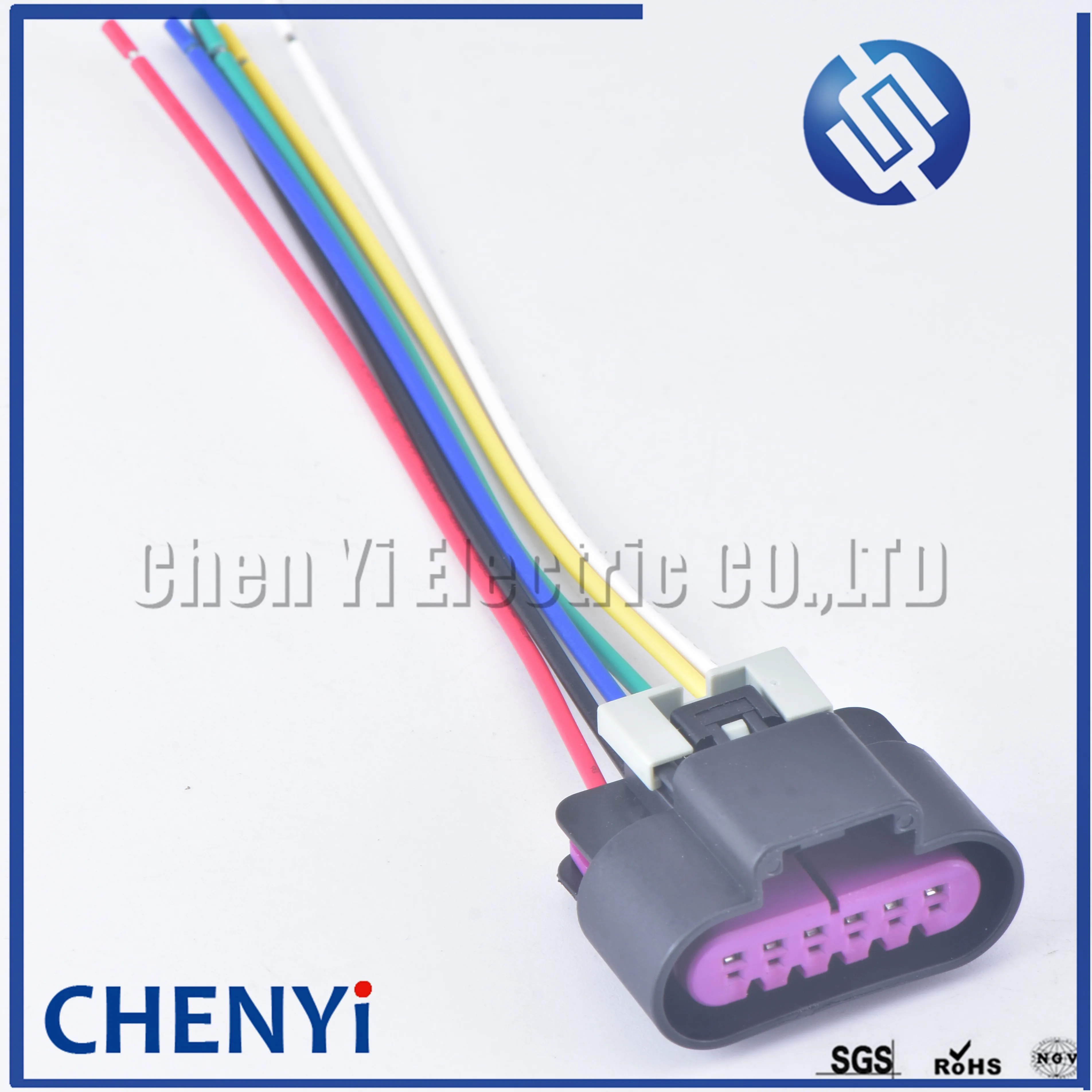 

6-контактный переходник с внутренней положения дроссельной заслонки Сенсор разъем педаль акселератора Сенсор штекер задний светильник провода жгута проводов для Chevrolet Buick