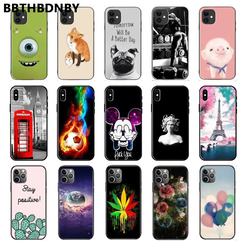 Чехол для телефона Леопардовый бампер новинка черный чехол iPhone 11 pro XS MAX 8 7 6 6S Plus X 5