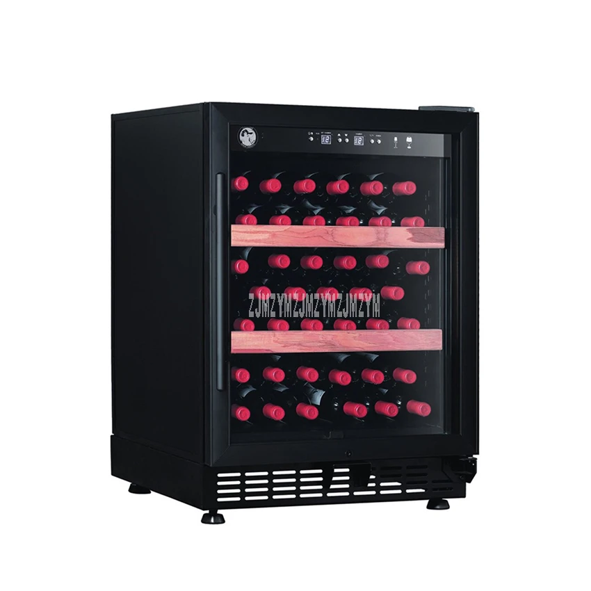 

4 Layer Electric Red Wine Cabinet 25-50 Bottle Constant Temperature Beech Wood Household Ice Bar Mini Wine Refrigerator YC-103