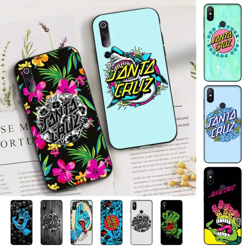 

FHNBLJ Santa Cruz Phone Case for Xiaomi mi 5 6 8 9 10 lite pro SE Mix 2s 3 F1 Max2 3