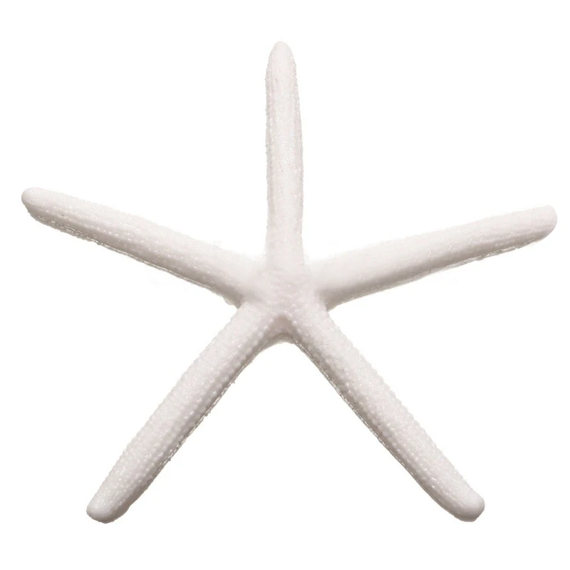 12 шт 10-12 см красивая белая пятиконечная Морская звезда Пляж Дворец