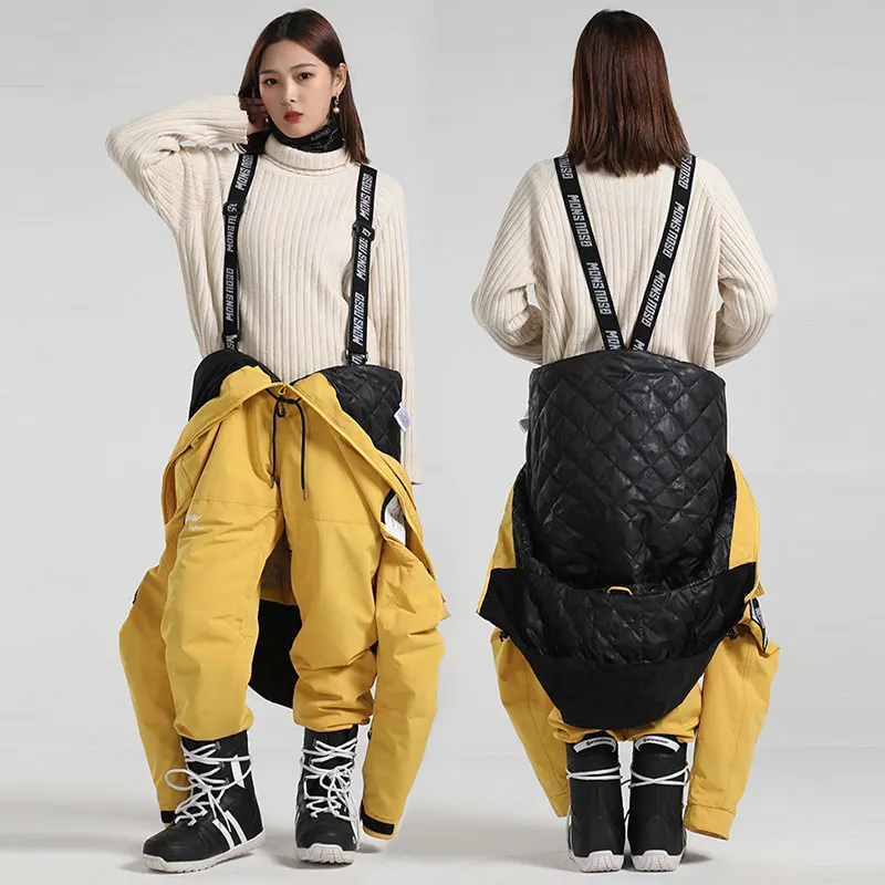 Лыжный комбинезон для мужчин и женщин лыжный костюм зимний уличный теплый