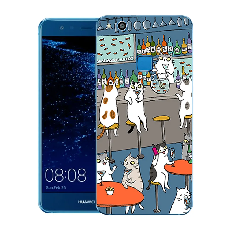 Чехол для Huawei P10 Lite мягкие силиконовые чехлы из ТПУ телефонов 5 2 дюймов оболочки