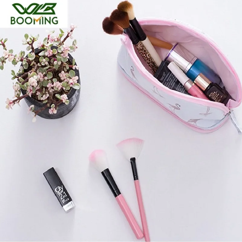 WBBOOMING Cosmetic Storage Bag Portable Printing With Large Capacity Double Layer For Travel Handbag Organizer Makeup | Дом и сад