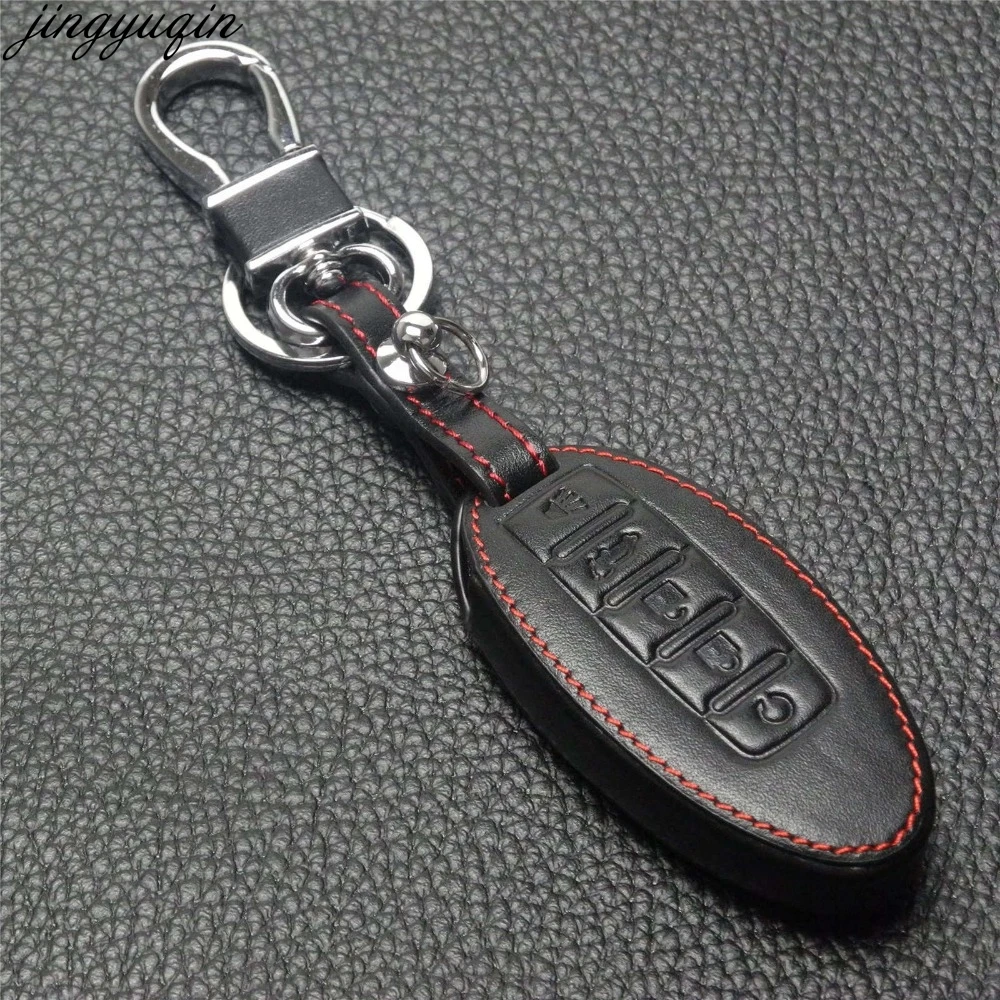 5 кнопок дистанционного кожаный чехол для ключей автомобиля Nissan Мурано 2016 2017 Altima