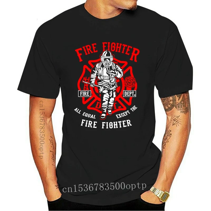 

New 2021 2021 Fashion Men Tee Shirt Fire Fighter, Los Angles Firefighter Department LA USA, America Adult Unisex & Female T-