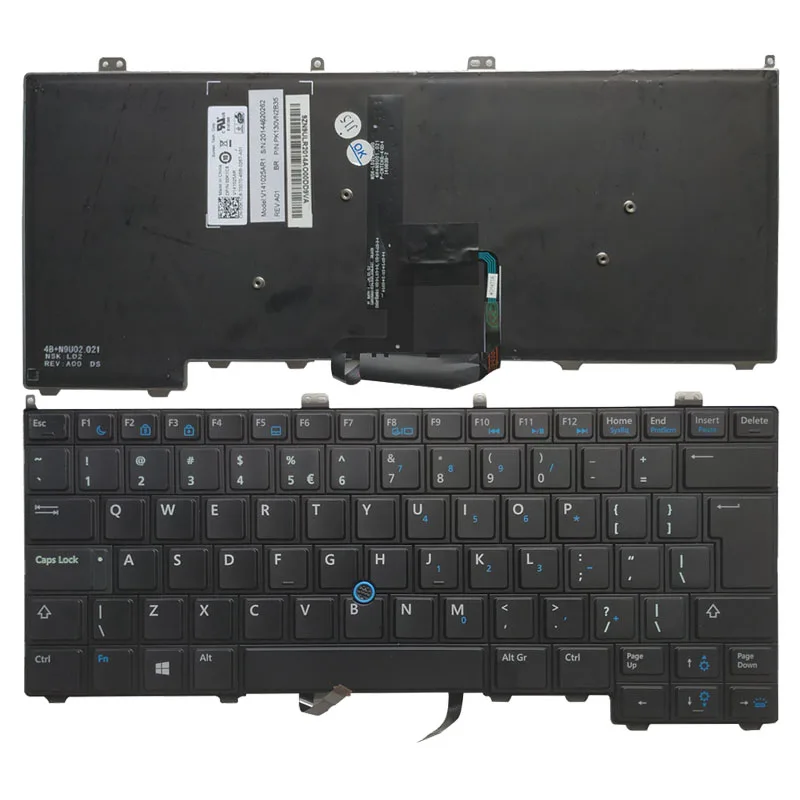 Новинка 98% клавиатура для ноутбука DELL Latitude E7440 пользовательская мышь указка с