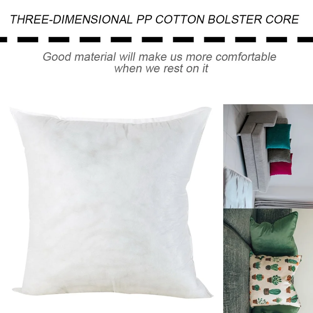 PP Cotton Pillow Core Cushion Cute Pattern Filled Plush Toy Pillow Activity Gift Pillow Decoration Waist Back Inner Pillow