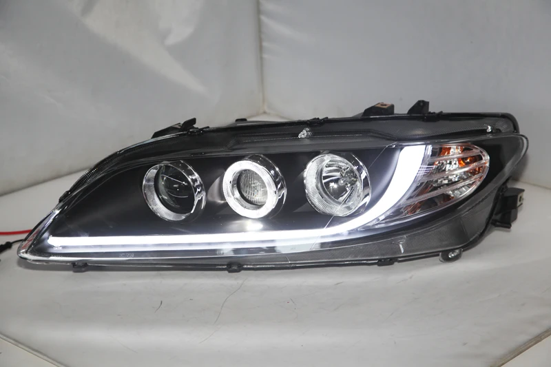 Для MAZDA 6 фары на MAZDA 6 Atenza в сборе Головной фонарь 2004-2011 год передний светильник s с дневным ходовым светильник