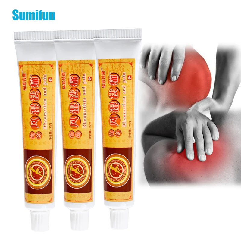 

20g/pc Chinese Herbal Analgesic Cream For Arthritis Treatment Rheumatoid Joint Sore Lumbar Pain Relief Ointment Medical Plaster
