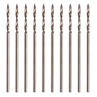 Набор спиральных Сверл из быстрорежущей стали с треугольным хвостовиком M35, 10 шт.