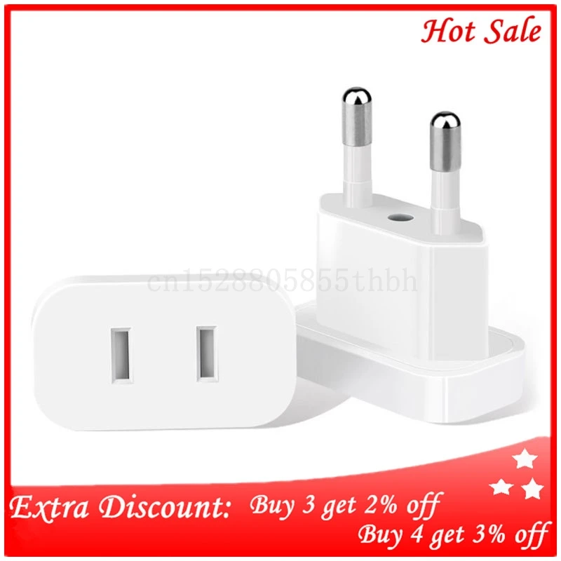 

Штепсельная Вилка стандарта США на европейскую розетку, 4 мм