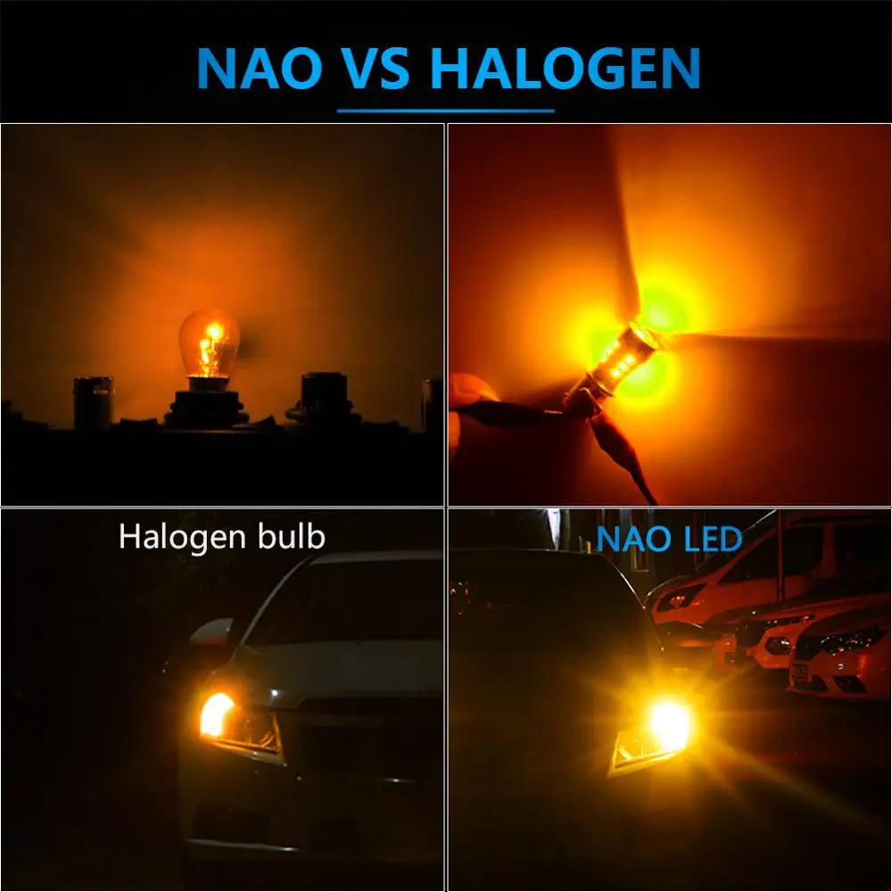NAO T10 светодиодный P21W W5W 1300Lm T20 7443 PY21W 1156 W16W T15 BAY15D W21/5W W21W BA15S авто интерьерный
