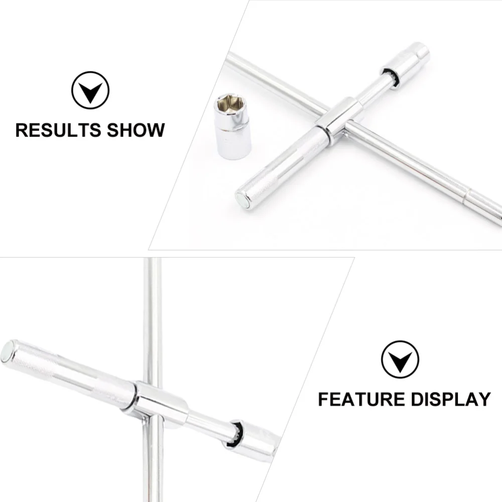 

Car Tire Repair Universal Lug Wrench 4-way Cross Wrench Heavy Duty Wheel Wrench