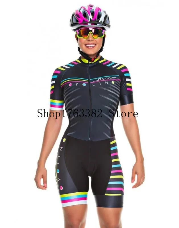 2019 профессиональный костюм для триатлона Женский велосипедный Трикотажный
