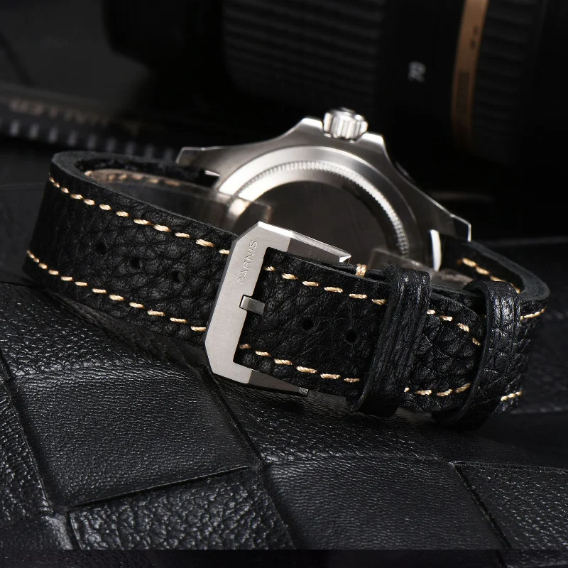 Parnis 40 мм автоматические самоуправляемые мужские часы роскошные брендовые