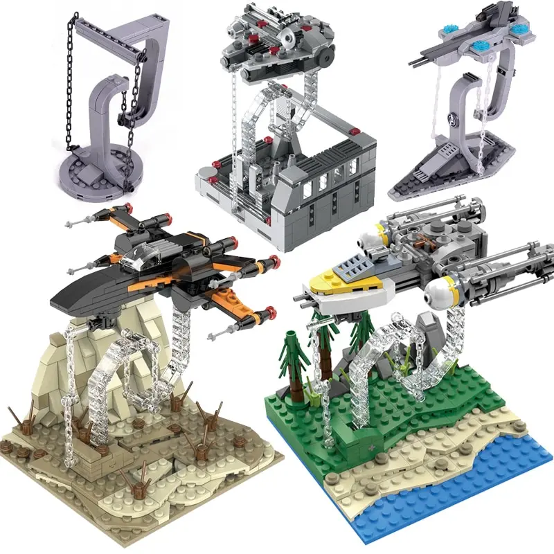 

Creator Star Movie Wars Tensegrity Sculptures Anti Gravity Dynamic Physics Balance Building Blocks Millennium Bricks Falcon Toys