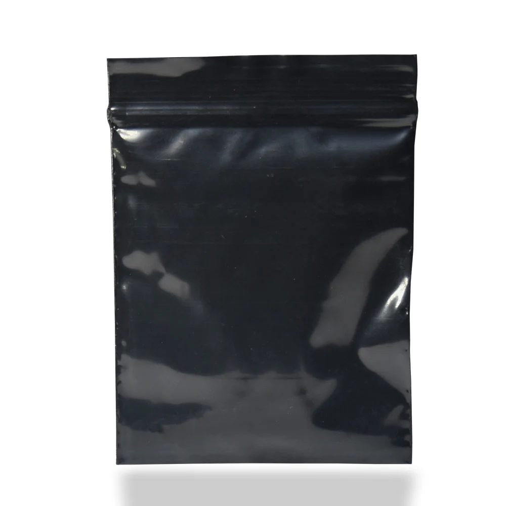 Многоразовые черные непрозрачные PE пластиковые пакеты для упаковки жара