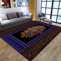 vintage gorgeous floral carpets for living room bedroom home office coffee table door mats ethnic style non slip play floor rugs
