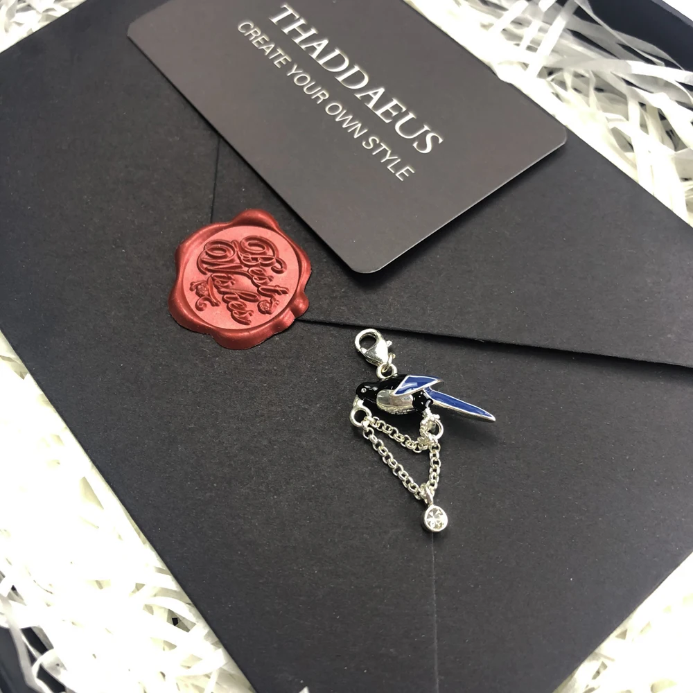 Magpie птица Колибри лист Клевер Фламинго Nazar глаз сердце очаровательные новые