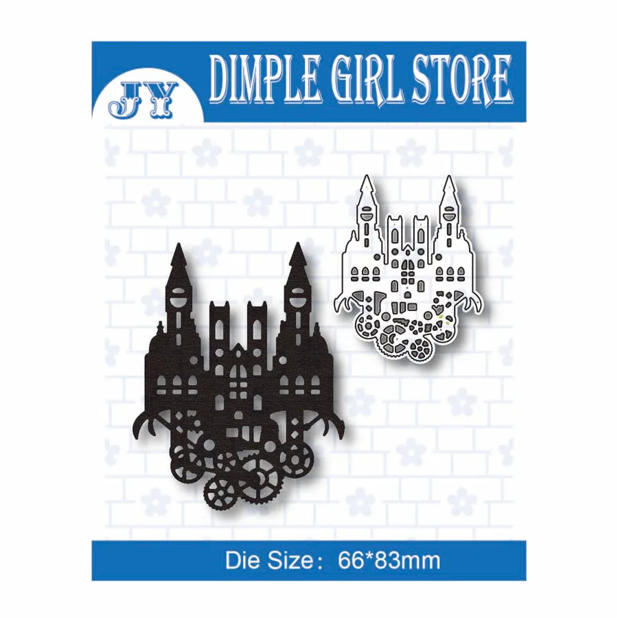

Gear Castle 2021 new arrival scrapbook stamps and mold decoration craft metal cutting mold frame DIY embossed greeting card