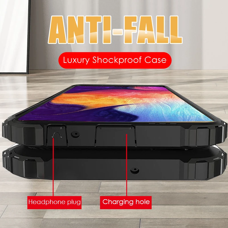 Роскошный армированный Мягкий противоударный чехол для телефона samsung Galaxy A50 A10 A30