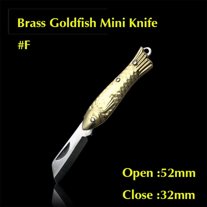 Новое поступление латунный Мини карманный складной нож CS GO портативный походный