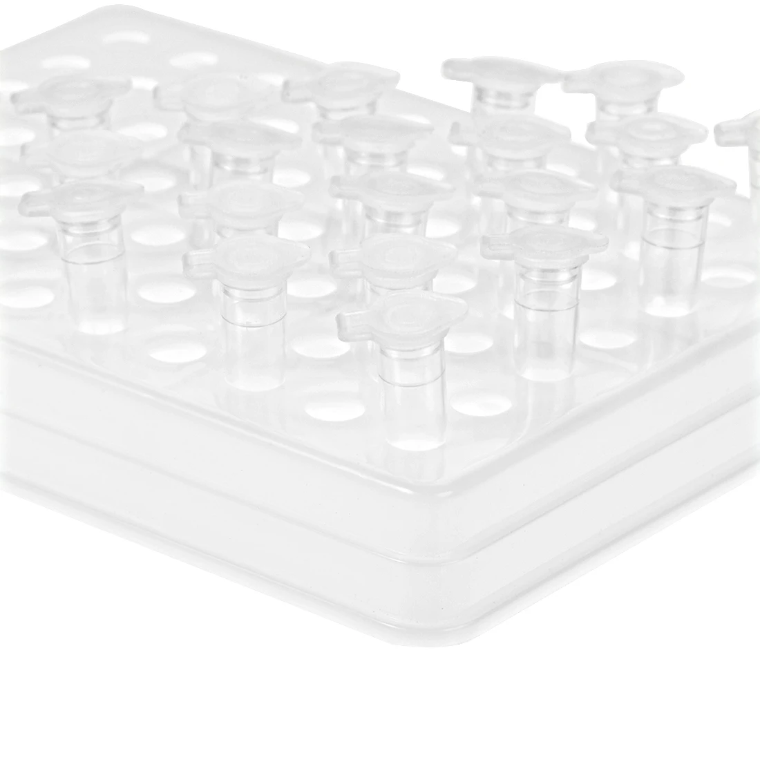 

uxcell Centrifuge Tube Rack 70-Well for 0.2ml Microcentrifuge Tubes 5mm Hole Dia 2Pcs