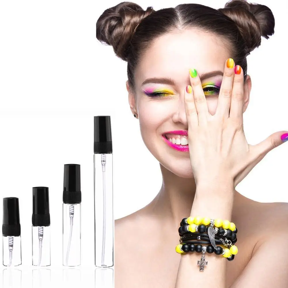 Портативная стеклянная Пустая бутылочка с распылителем 1 шт. 2 мл 3 5 10