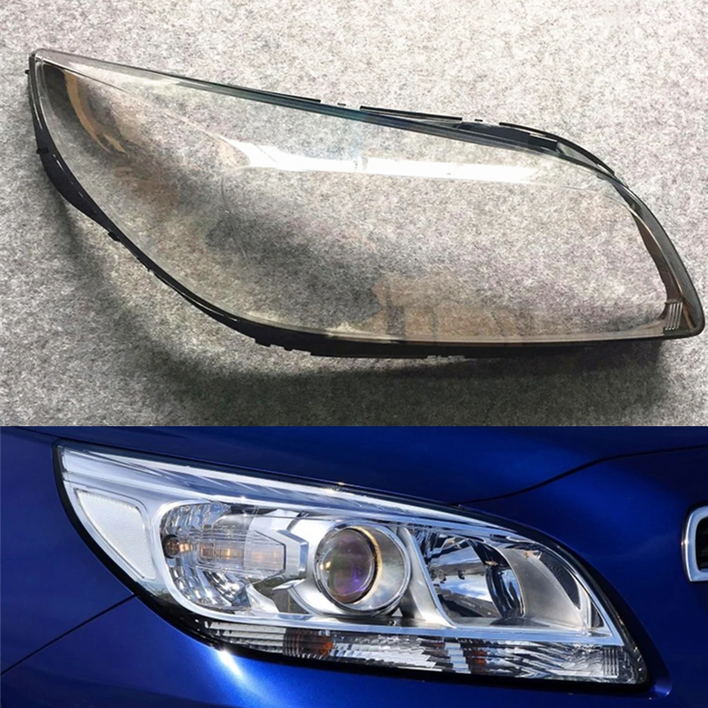Passenger Side Для Chevrolet Malibu 2012 2013 объектив фары автомобиля замена стекла прозрачные линзы Авто оболочка Крышка - Цвет: Passenger Side