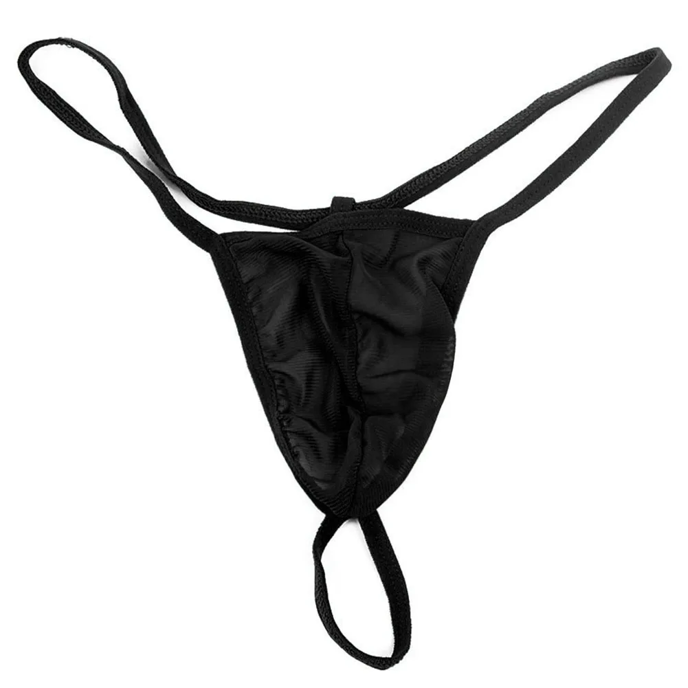 Men Thongs Mesh Underwear Briefs sexy male Underpants Spandex panties solid color |