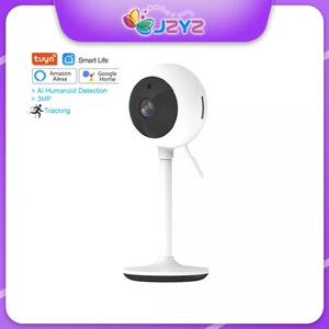 JZYZ HD 1080p Indoor Mini IP Camera Wireless Wifi Security Surveillance CCTV Camera Baby Monitor Alarm Picture Tuya Smart App