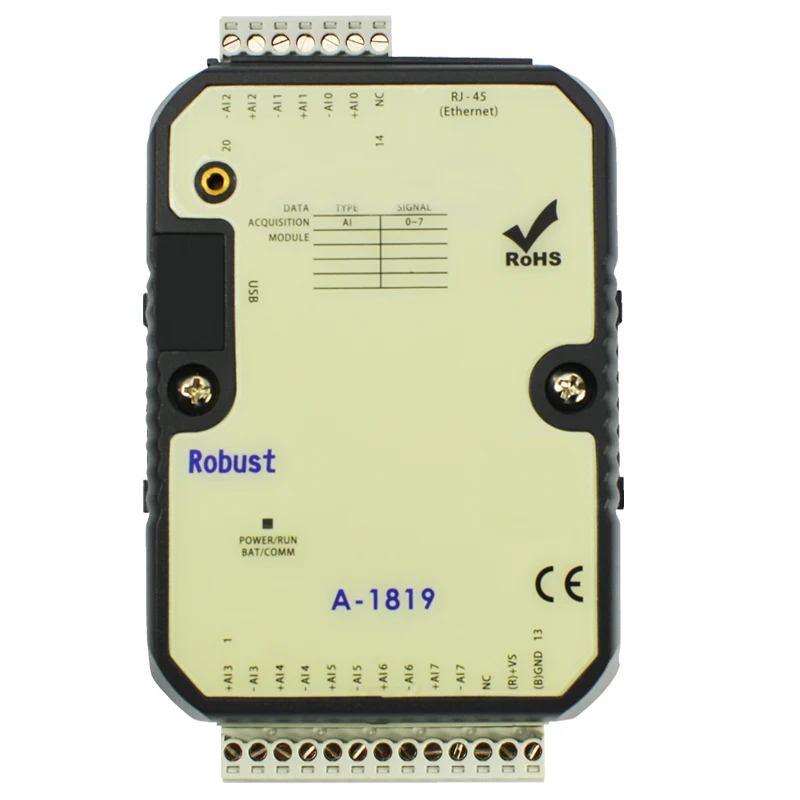 

Температурный модуль Modbus TCP IO Remote Module(A-1819)