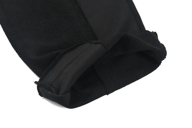 

IEFB High Street Trend Splicing Straight Causal Pants Men's Elastic Waist Loose Sports Pants For Couple Sweatpants 2021 9Y5932