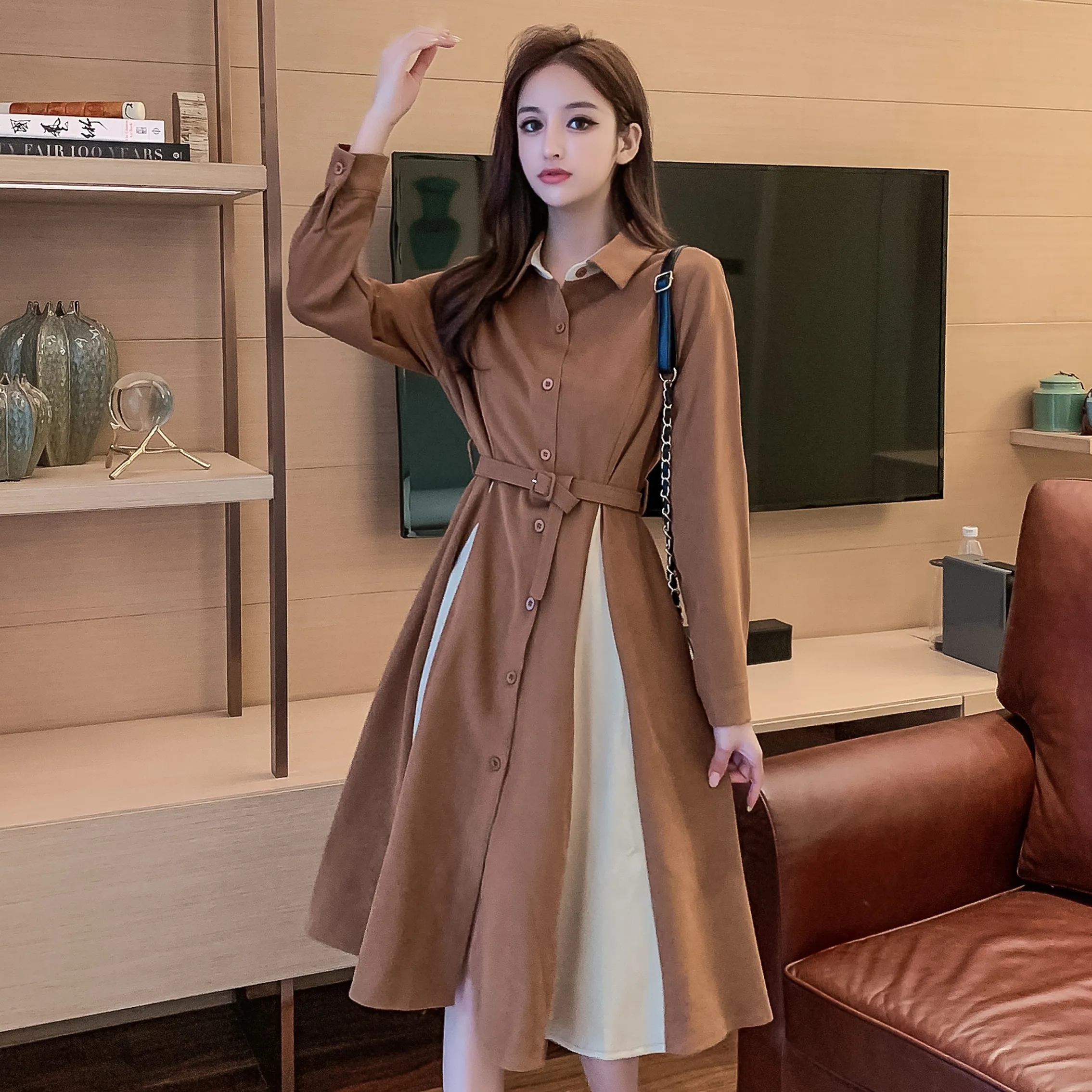 FINEWORDS Элегантные линии офисные женские туфли в Корейском стиле на новогоднюю