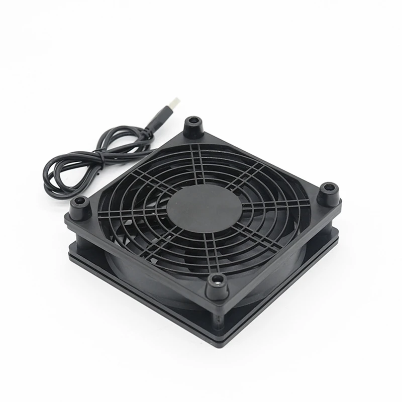 

5V USB Cooling Fan 120X120X25mm DIY Silent Fan Is A Small Fan Suitable for Computer Case/Router Cooling,2PCS