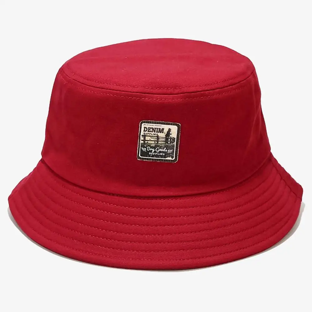 

Ретро хлопковые рыбацкие шляпы однотонные портативные кепки защитные головные уборы