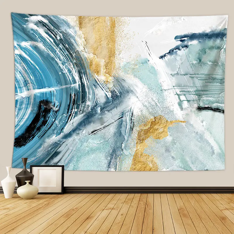 Красочные гобелен под мрамор современного дома номер настенный Декор колледж