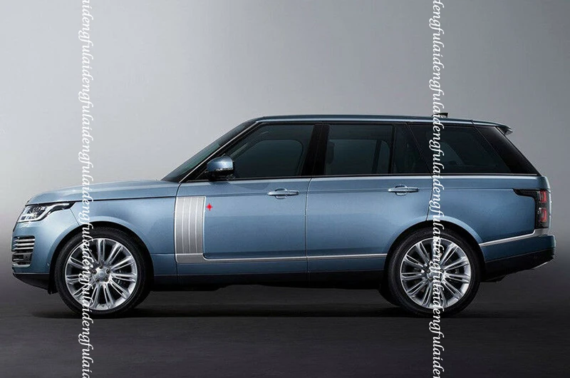 Для Range Rover Vogue L405 2013-2020 Серебряный чехол для боковой двери крыла вентиляционной