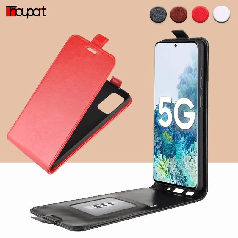 Вертикальный флип чехол для Samsung Galaxy S20 Ultra 5G S9 S8 Plus S10 Lite кожаные чехлы силиконовый