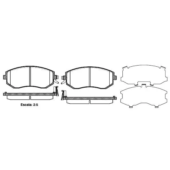 Колодки торм.диск. Impreza (11-) ROADHOUSE 295104 | Автомобили и мотоциклы