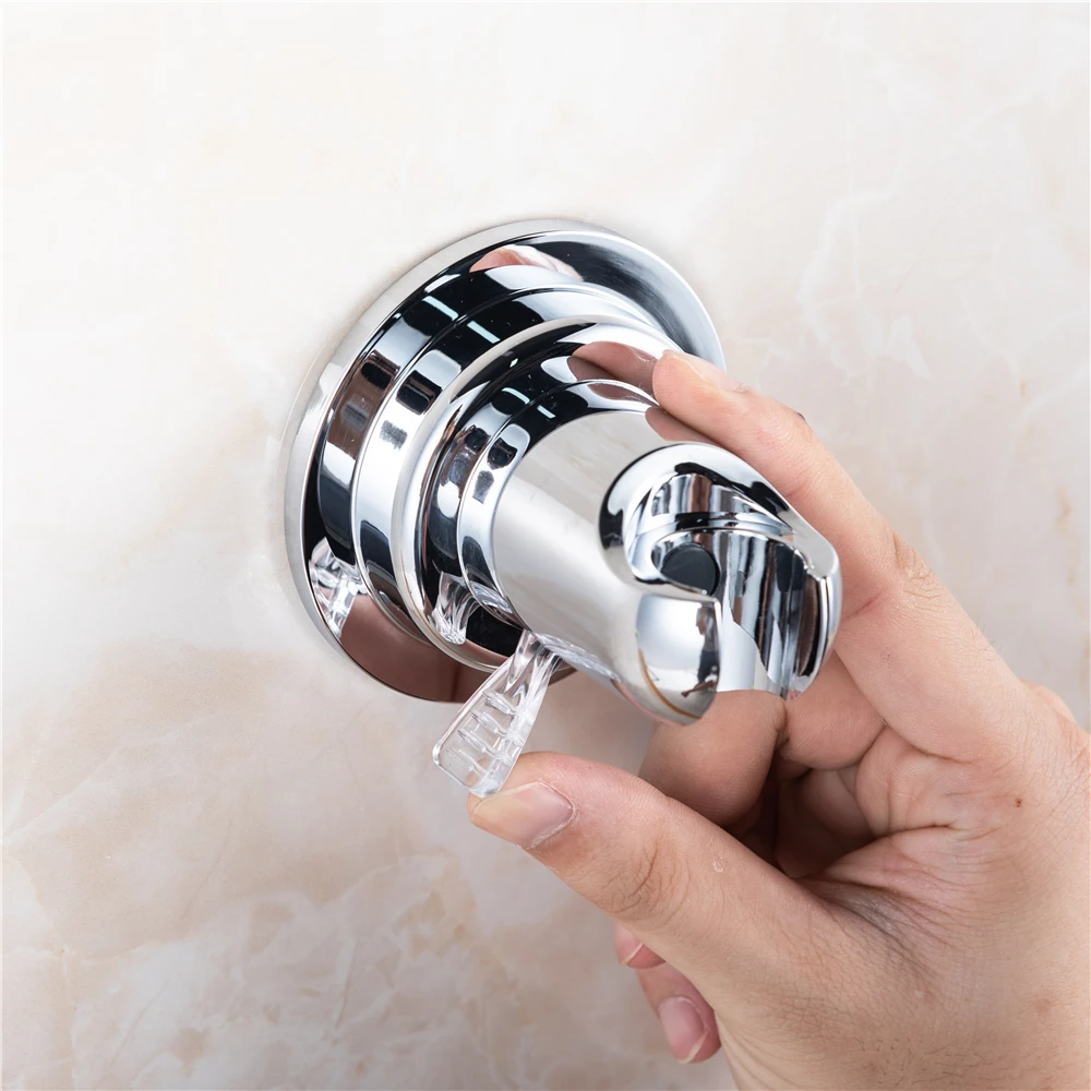 Держатель для душевой лейки с вакуумной присоской универсальный настенный