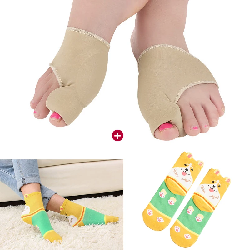 

Hallux Valgus Orthopedic Pedicure Socks Sleeve Bunion Corrector Silicone Toe Separator Pain Relief Protect Foot Care Tools