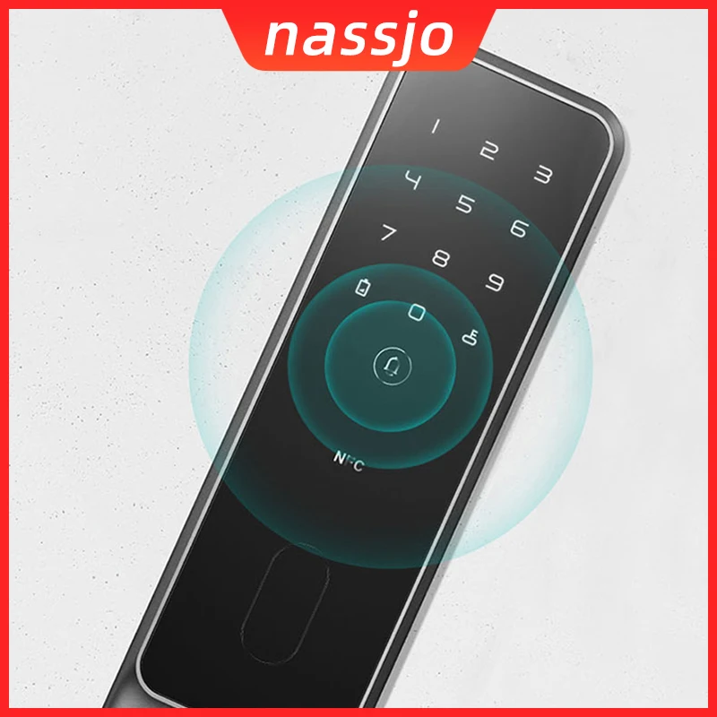 Nassjo Smart Fingerprint Door Lock Intelligent Electric Digital Lock For Xiaomi Mijia APP WIFI Bluetooth Password Key NFC Card