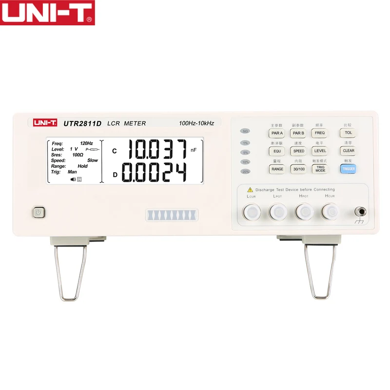 

UNI-T UTR2811D LCR Digital Bridge 10kHz Resistance Capacitance Inductance Meter Electronics Measuring High Precision Tester