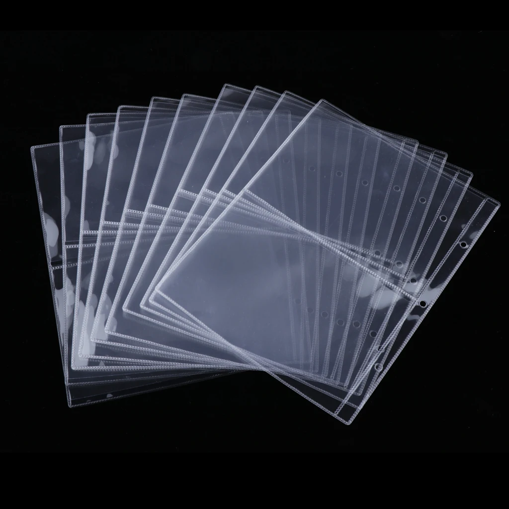 Карманные страницы для монет штамп валютные открытки 10 шт.|Фотоальбомы| |