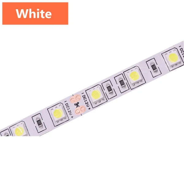 Белый 5050 RGB Светодиодная лента 60 Светодиодный s/m RGBW RGBWW RGB CCT белый теплый белый светодиодный свет водонепроницаемый 12 В светодиодный свет для дома - Испускаемый цвет: Белый