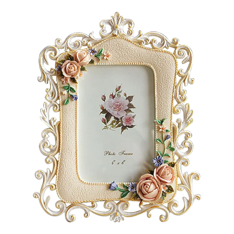 Белая фоторамка в европейском стиле 6 дюймов рамки полимерные украшения